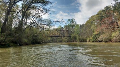 Old trestle bridge just south of Solly Cooper Park. (Credit: Timothy G. Parrish)