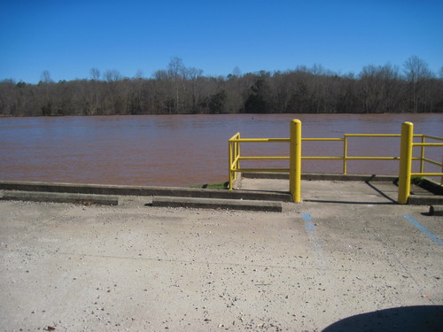 Parking Area below Lockhart Dam #1 (Credit: Upstate Forever)