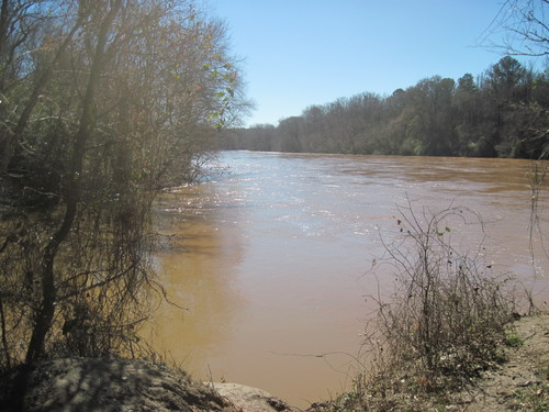Sandy River meets the Broad River (Credit: Upstate Forever)