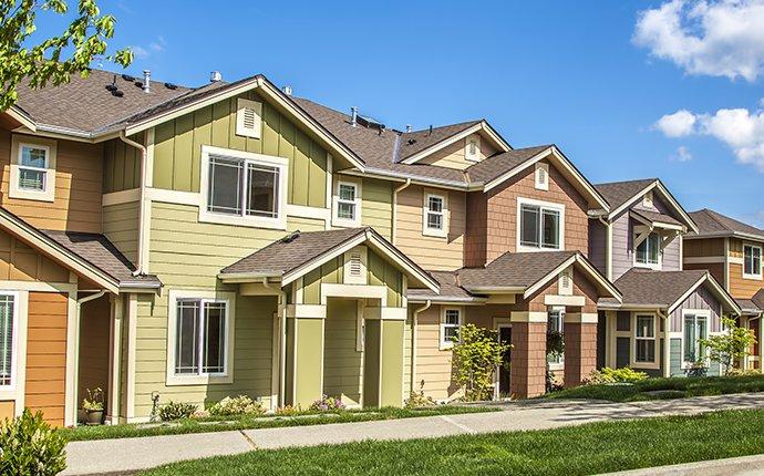 a row of multi unit housing in duvall washington