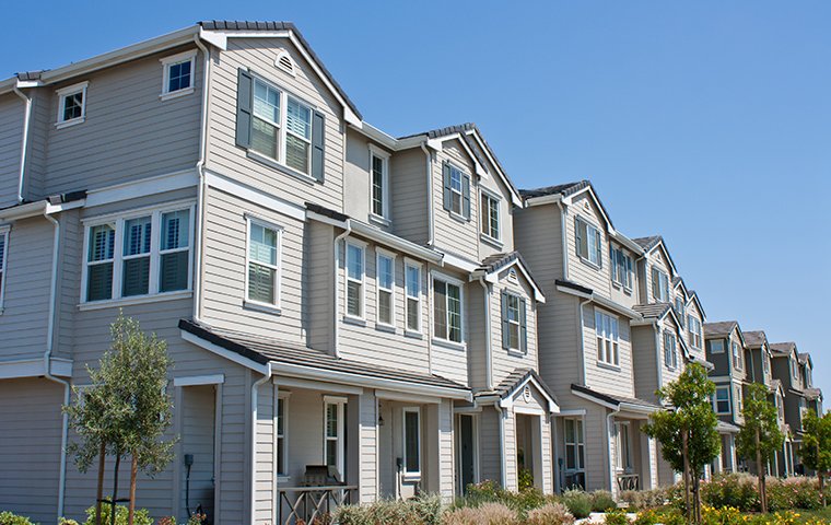 Our Pest Control Improves Tenant Retention street view of condo units in montgomery county maryland