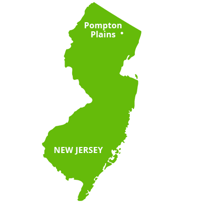Heritage Services Pompton Plains & More where we service map of new jersey featuring pompton plains