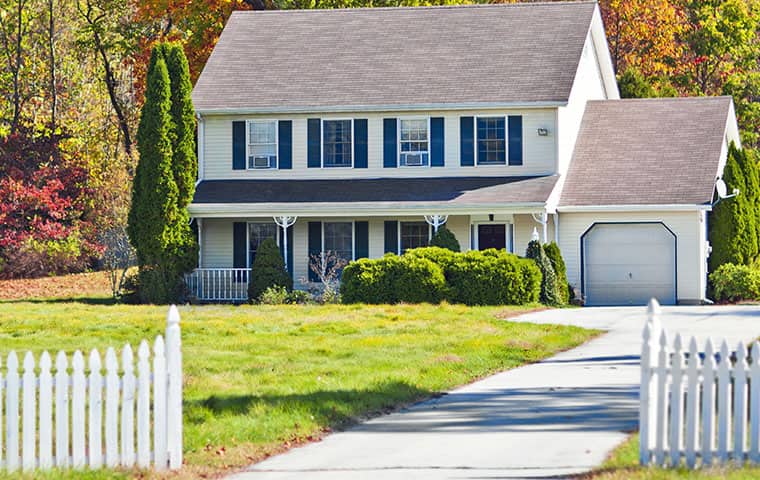 Heritage Keeps Mahwah Properties Safe From Pests street view of a home in mahwah new jersey serviced by heritage pest control