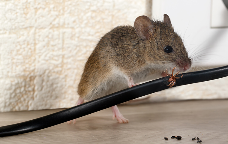 a mouse chewing an electrical cord inside a house in carbondale colorado