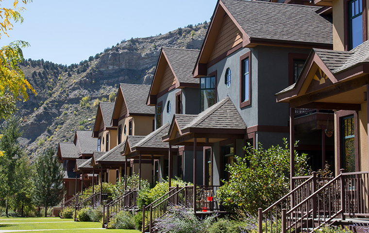 RAM Keeps Vail Homes Safe From Pests street view of a residential neighborhood serviced by ram wildlife and pest management in vail colorado