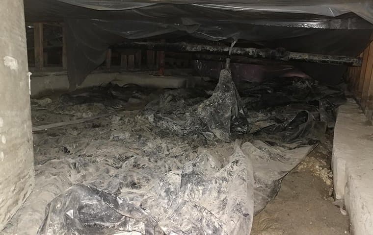 a residential crawl space