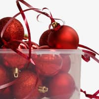 Storage Ideas For Christmas Decorations christmas decorations in plastic container