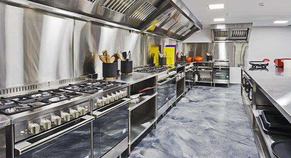 a commercial kitchen