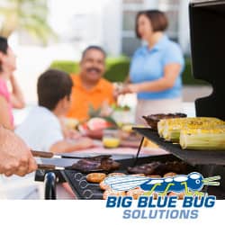 family enjoying a pest free picnic