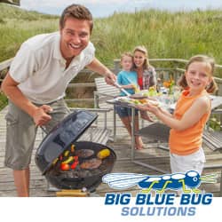 family enjoying a pest free bbq in rhode island