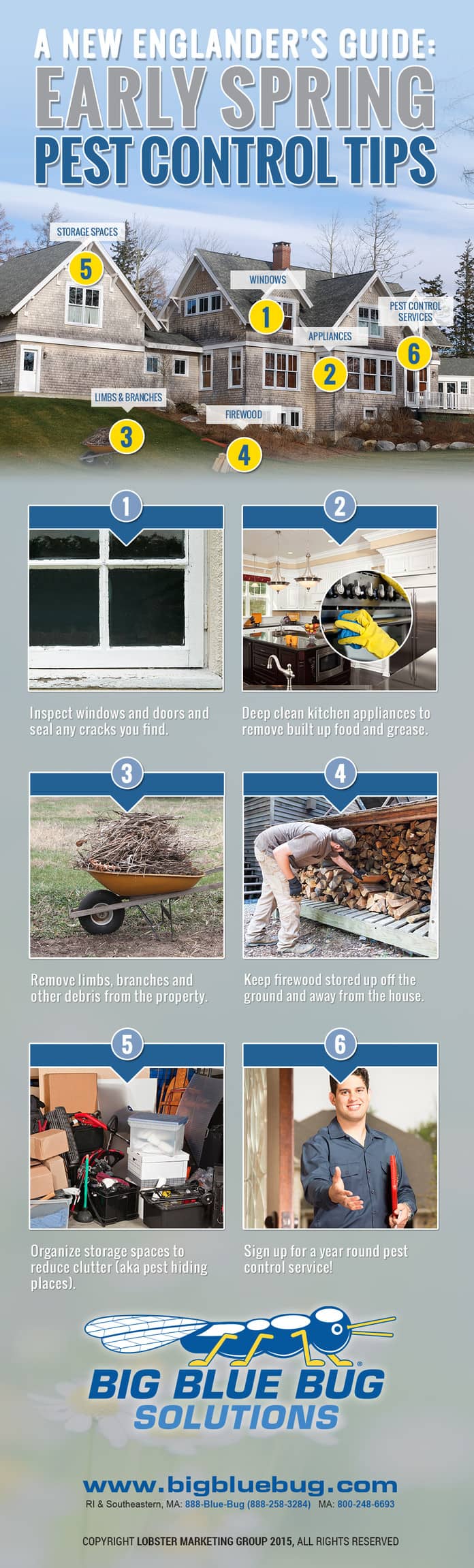 Spring Pest Control Tips [Infographic]