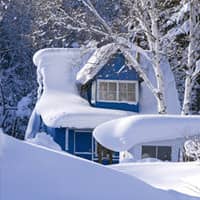 Image Of A Snow Covered Home