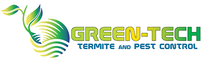 green tech termite and pest control logo