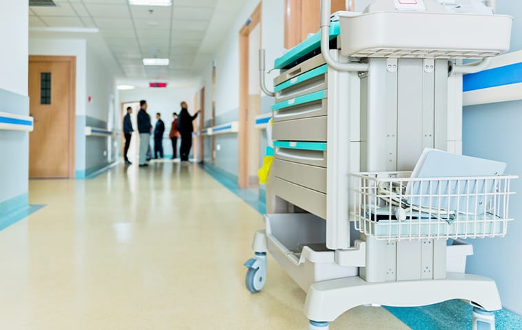 view of a hallway in a hospital in melissa texas