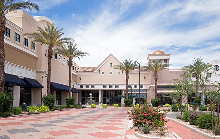 Protect Products & Customers From Pests street view of a shopping center in mckinney texas