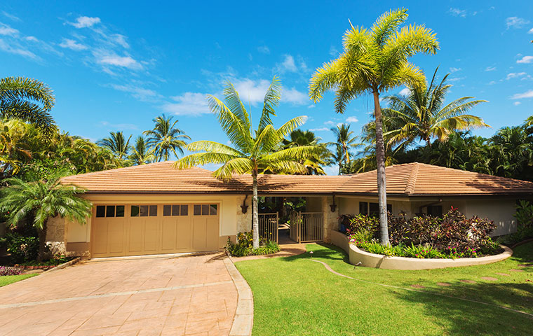 the exterior of a home in kailua hawaii