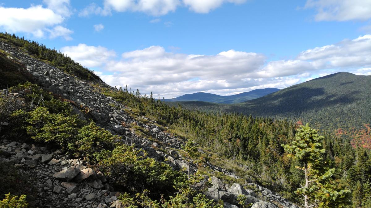 Mount Abraham in Kingfield (click the photo to see how Trailside Services are shown on trail postings)