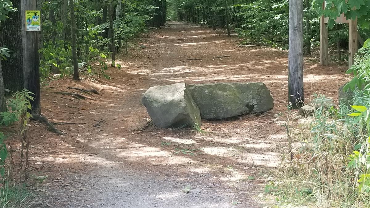 Entrance to the trail.