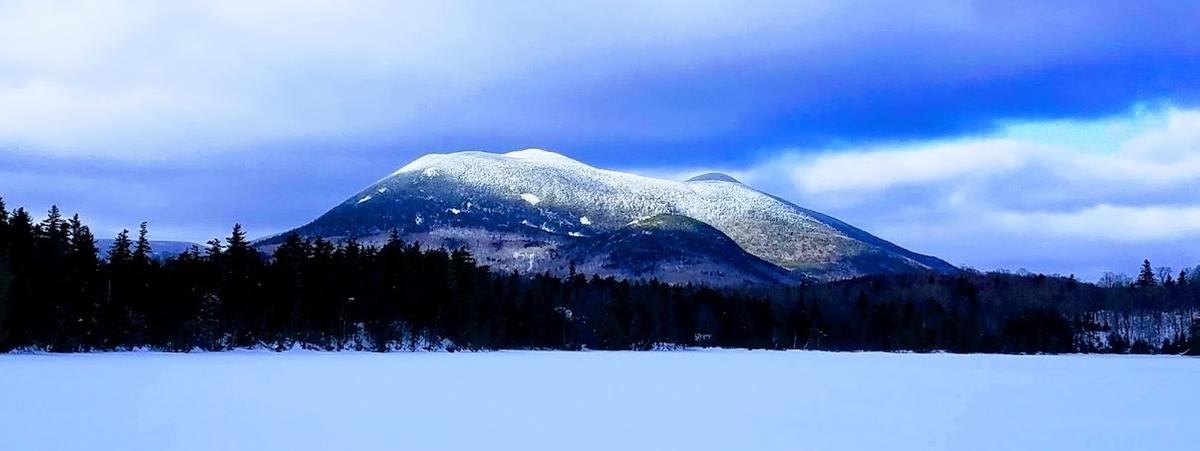 Baker Mountain from Mountain View Pond, Photo credit: Steve Tatko