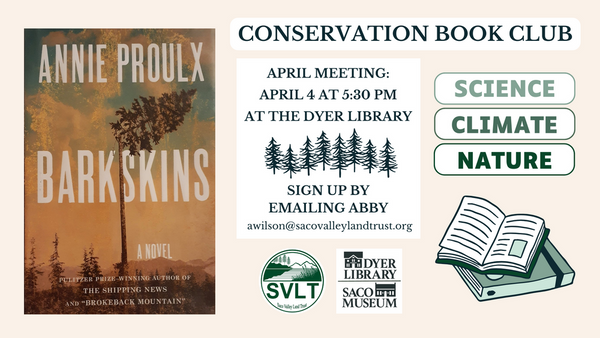 Conservation Book Club: April Meeting