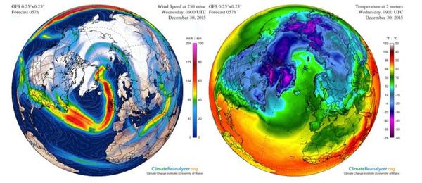 The Arctic, Maine and the First Abrupt Climate Change Event in the Modern Era