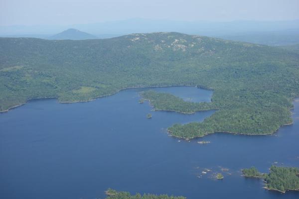 Aerial image of Bald Mountain Pond