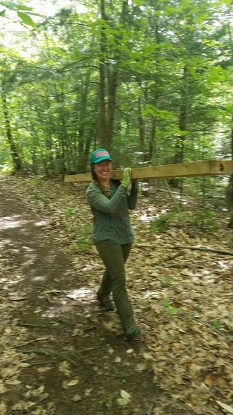 Trail Work at Bald Pate Mountain Preserve