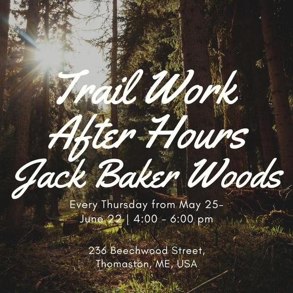 Trail Work After Hours at Jack Baker Woods