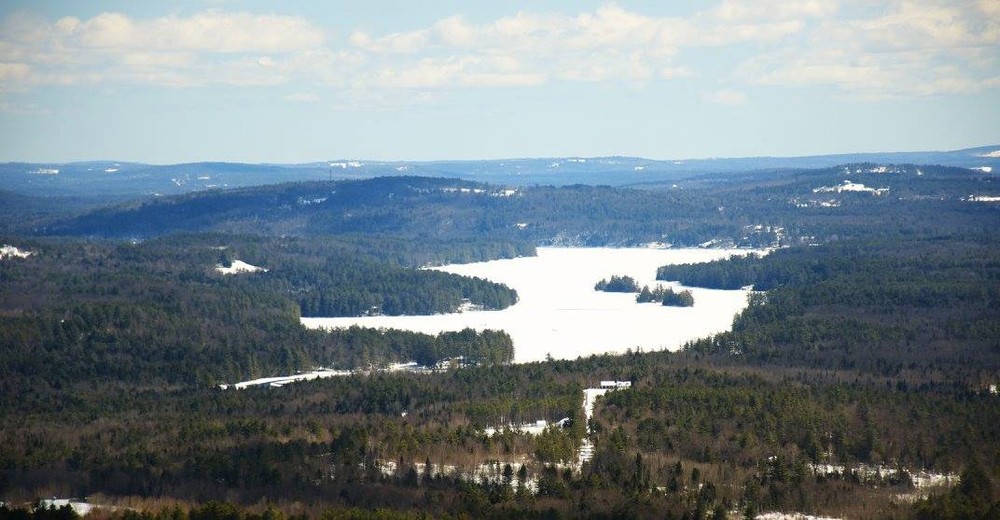 Norway Lake from the ledges of Noyes (Credit: Carl Costanzi)