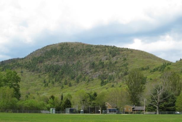 View of Bald Mountain from Camden Snow Bowl (Credit: Coastal Mountains Land Trust)