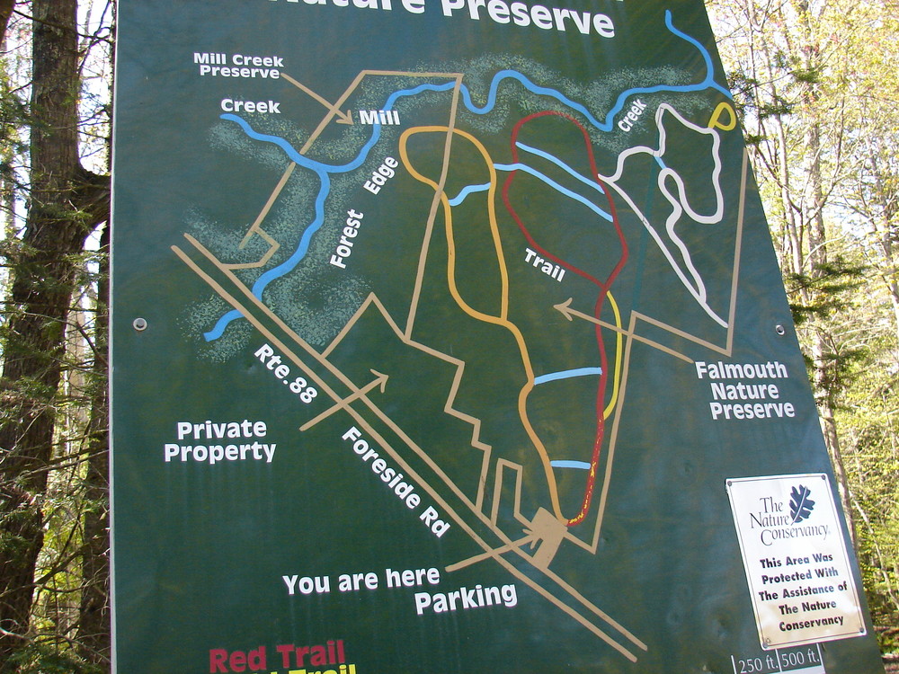 Falmouth Nature Preserve Maine Trail Finder