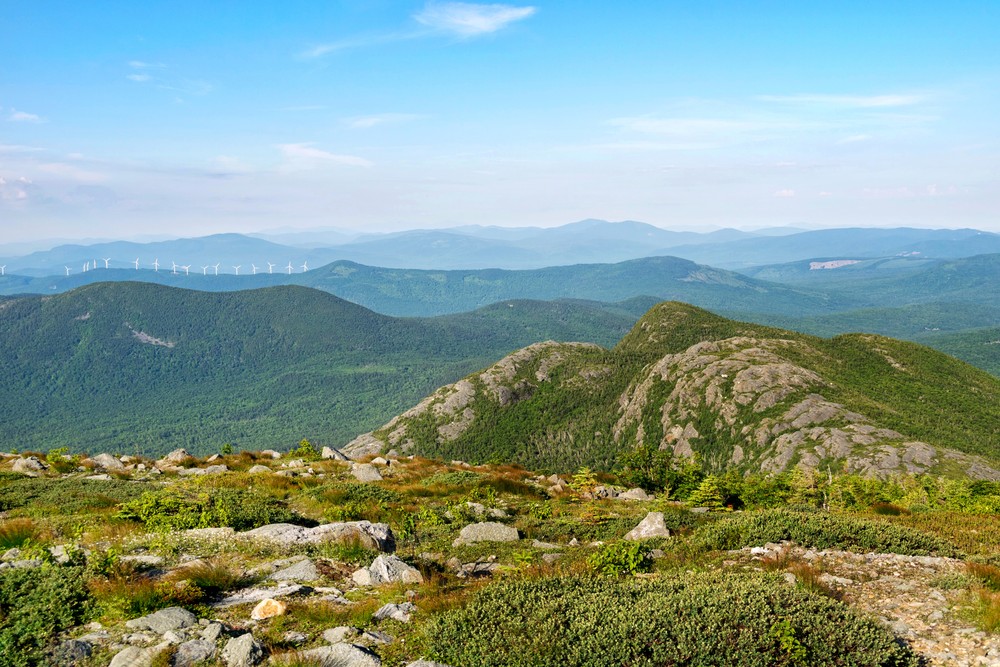 Views of Tumbledown's summits from Little Jackson summit (Credit: Mainely Casey)