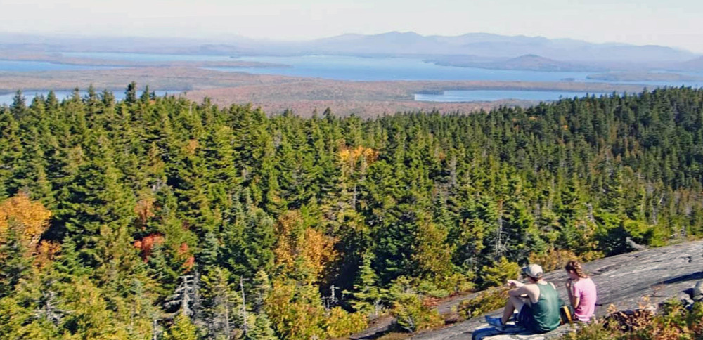View of Moosehead Lake from the top (Credit: ME BPL)