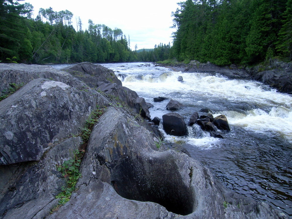 One of the potholes created by the Fish River (Credit: Aroostook Outdoors)