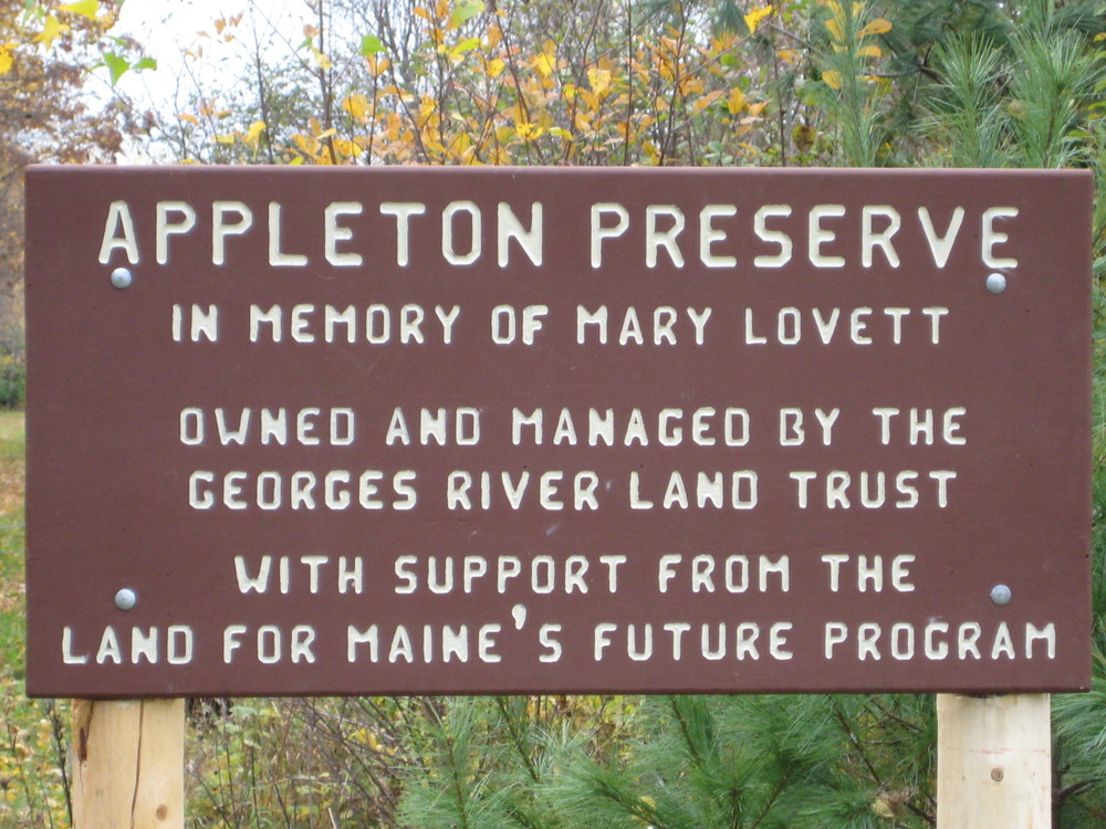 Appleton Preserve Maine Trail Finder