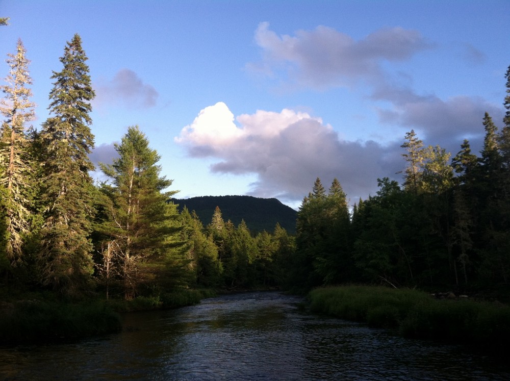 View of Sugarloaf Mountain and Seboeis River (Credit: Evan Watson)