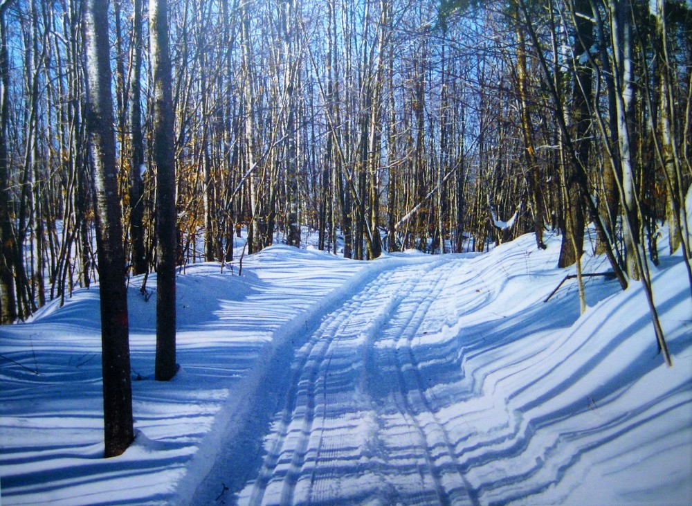 Double-groomed trails at the Bait Hole (Credit: Don Nodine)
