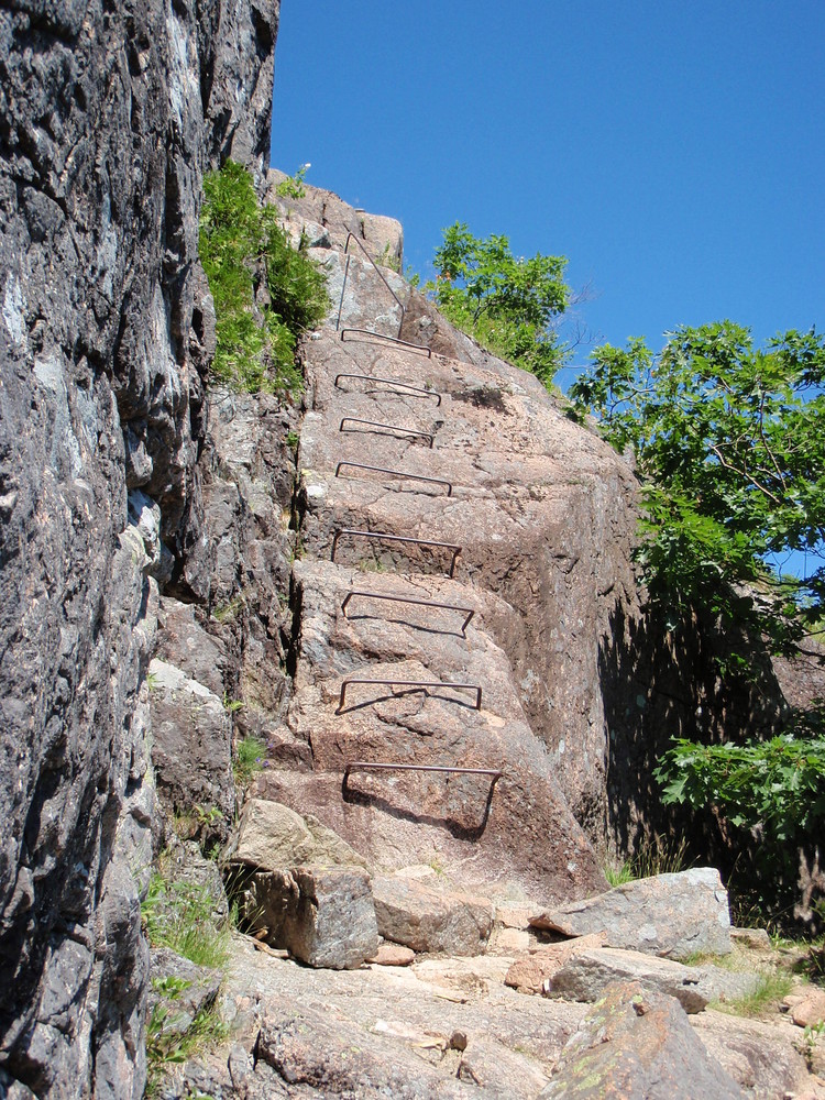 Iron Rungs on Jordan Cliff (Credit: National Park Service)