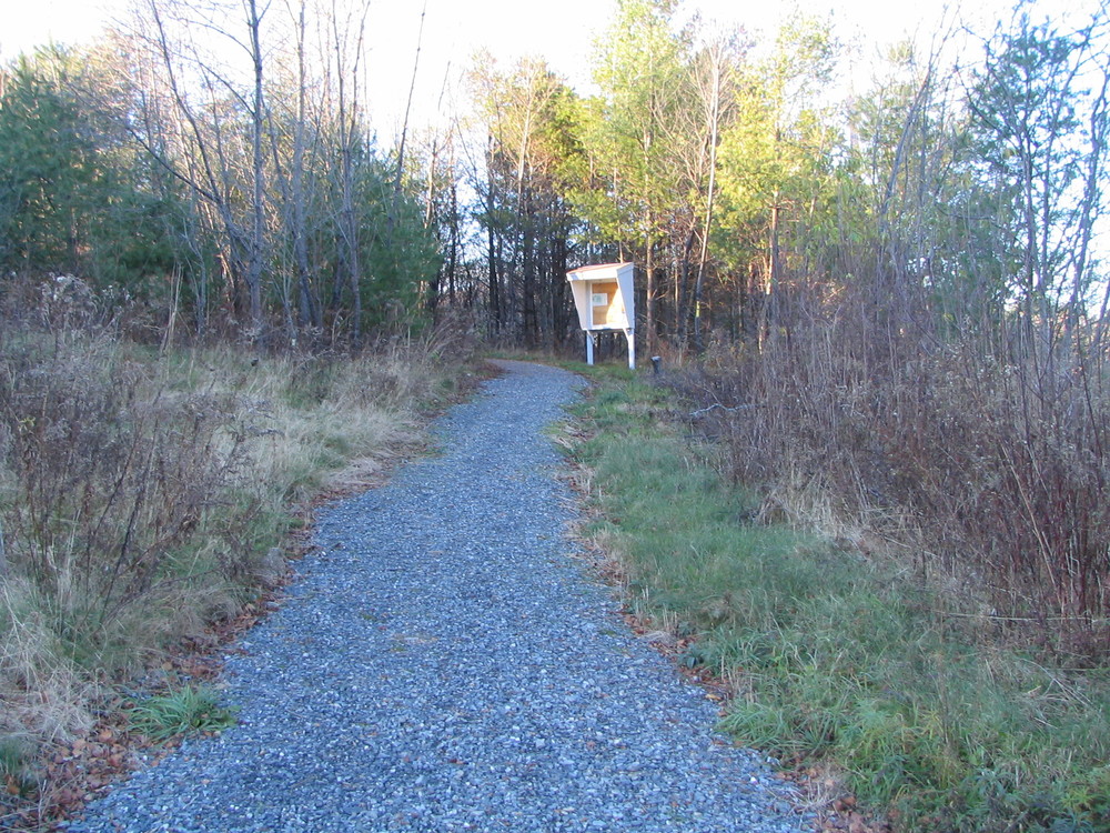 Lower Fairgrounds Trail Kiosk (Credit: Town of Readfield)