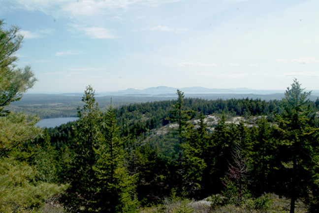 Mount Desert Island from Black Mountain (Credit: Maine Bureau of Parks and Lands)