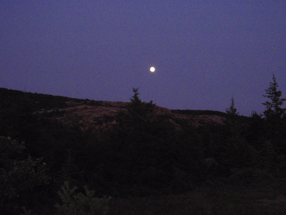 Moon from Bald Mountain (Credit: National Park Service)