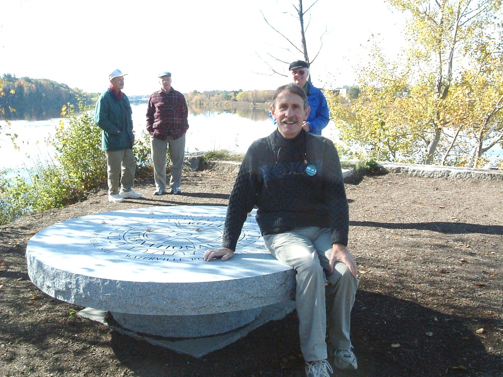 Rotary Monument (Credit: Kennebec Messalonskee Trails)