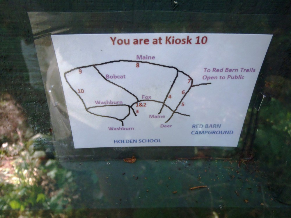 Trail Map at Kiosk (Credit: Joanne Alex)