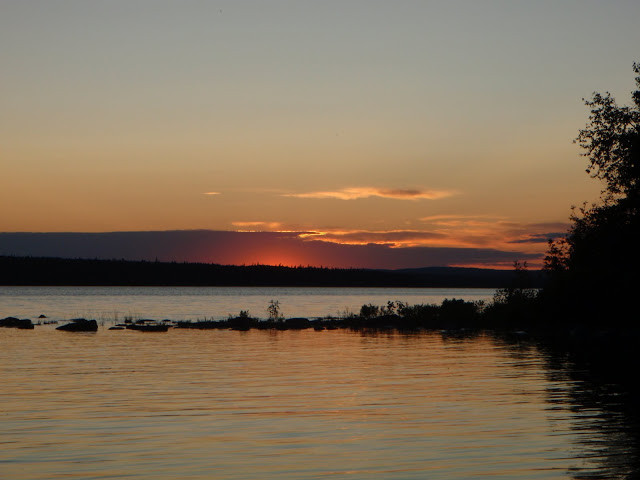 Sunset over Chamberlain Lake at Lock Dam (Credit: Nicole Grohoski)