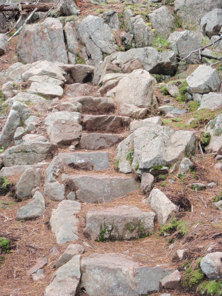 Steps from Summit to Cove (Credit: National Park Service)