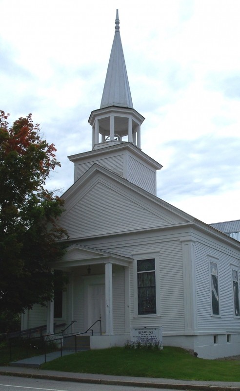 Universalist Church, 1853 (Credit: Bethel Historical Society)