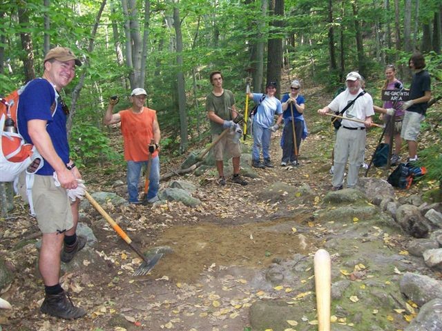 Trail Work (Credit: Mount Agamenticus Conservation Program)