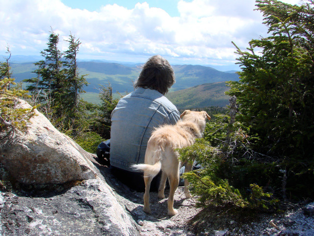 Vigorous Hike to the Summit Requires a Few Moments of Rest and Meditation (Credit: Susan Mathias)