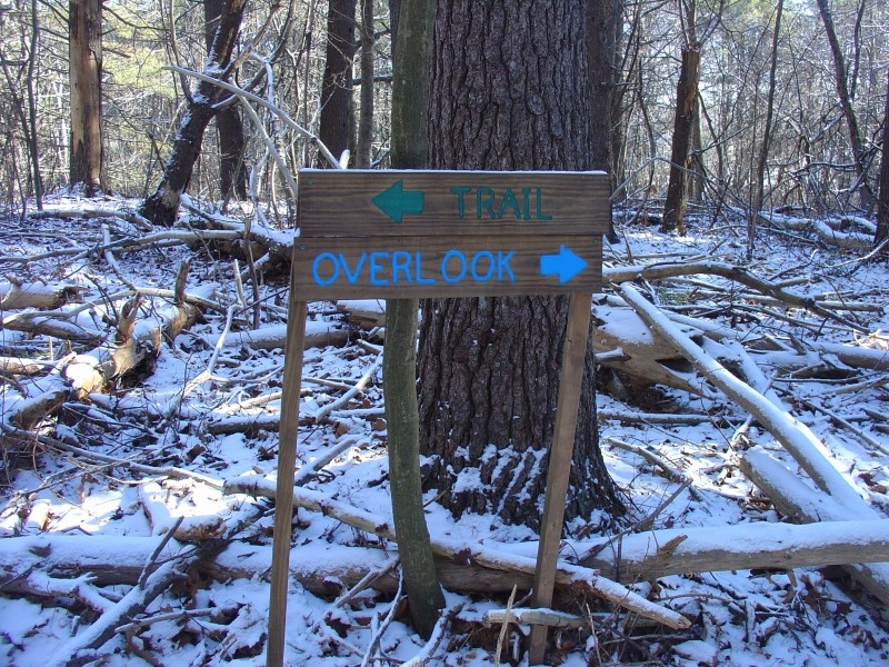 Trail signage (Credit: Center for Community GIS)