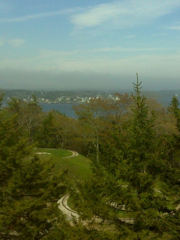 The view from the tower at Fort Baldwin (Credit: Maine Bureau of Parks and Lands)